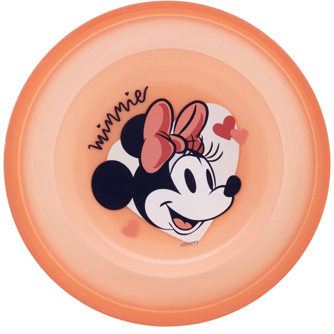 Bowl Infantil Minnie Mouse Rosa