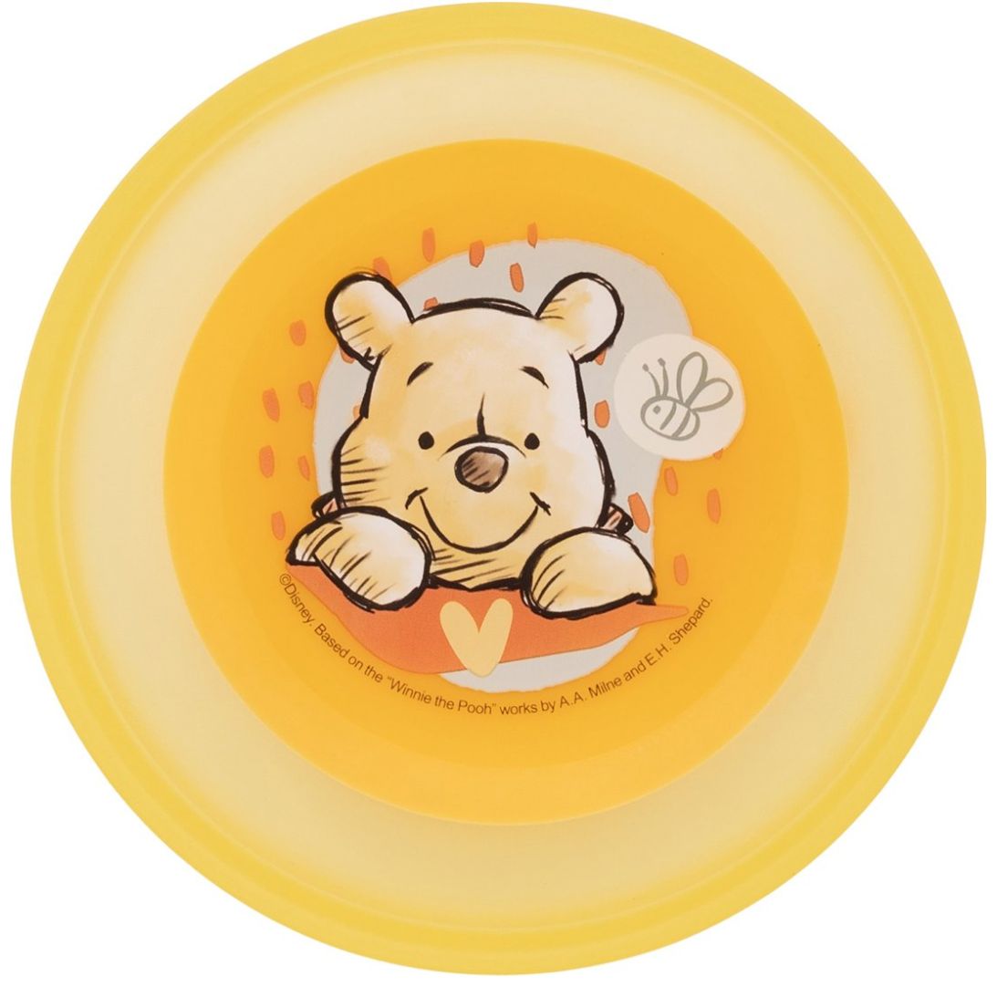 Bowl Infantil Winnie The Pooh Amarillo