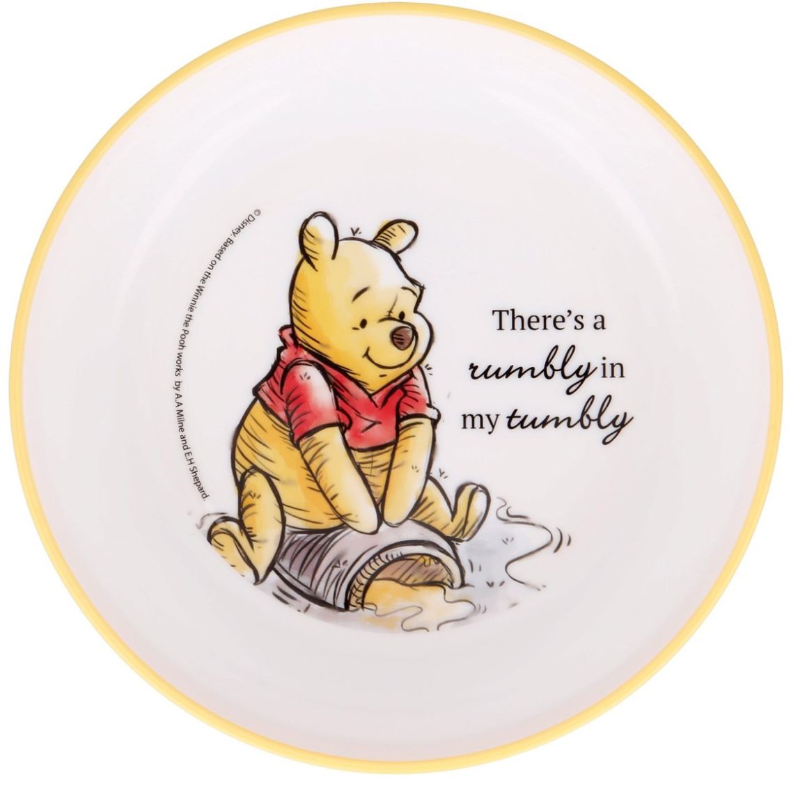 Plato Pooh Amarillo