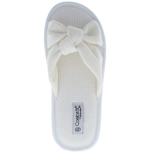 Pantufla Sin Punta con Moño Confort Fit