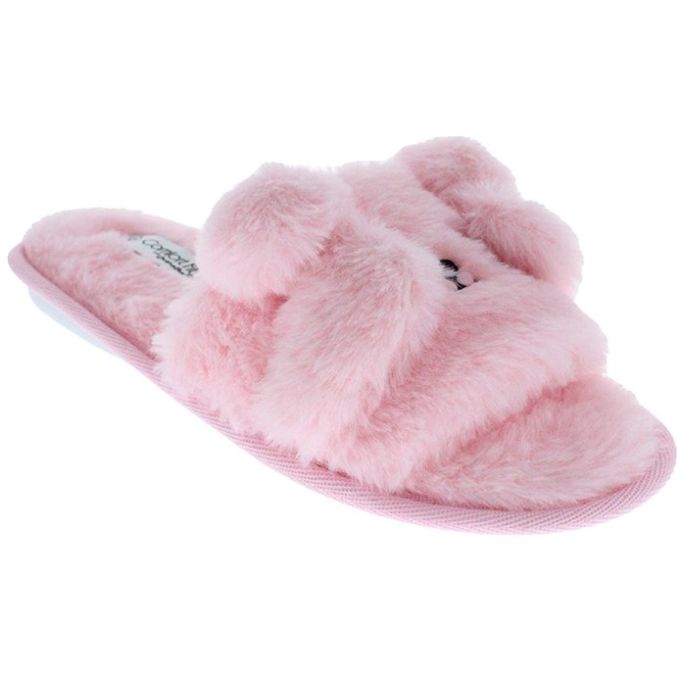 Pantufla Sin Punta con Peluche Confort Fit