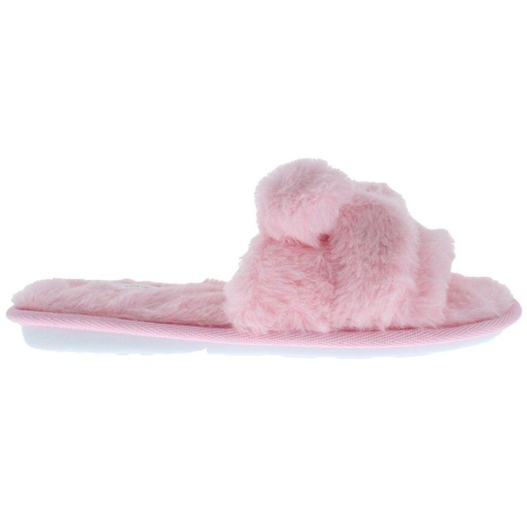 Pantufla Sin Punta con Peluche Confort Fit