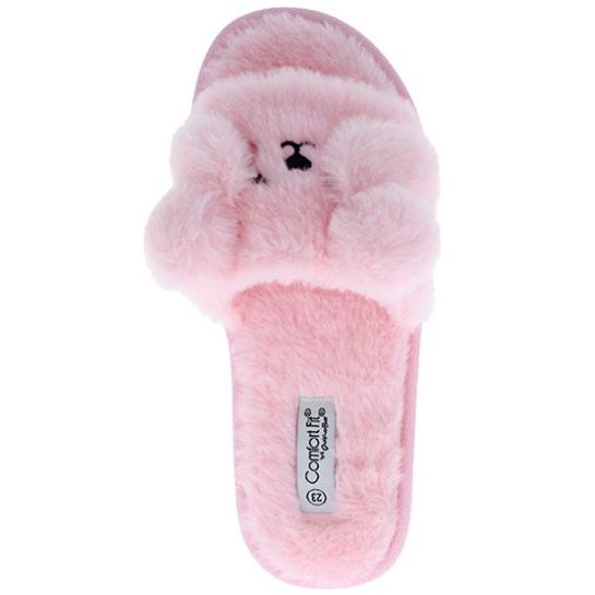 Pantufla Sin Punta con Peluche Confort Fit