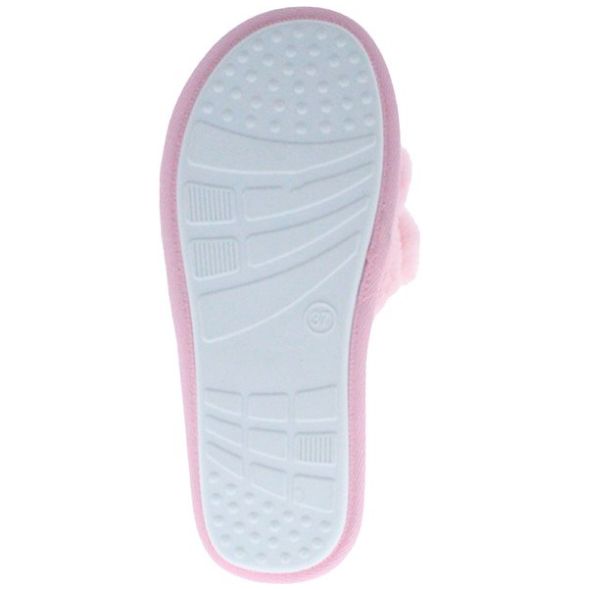 Pantufla Sin Punta con Peluche Confort Fit