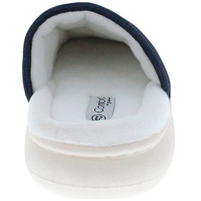 Pantufla Sin Talón Bicolor Confort Fit