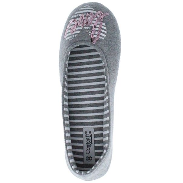 Pantufla Ballerina Corazón Confort Fit