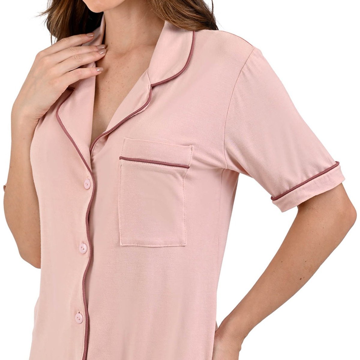 Pijama Playera Y Short Mia Intima