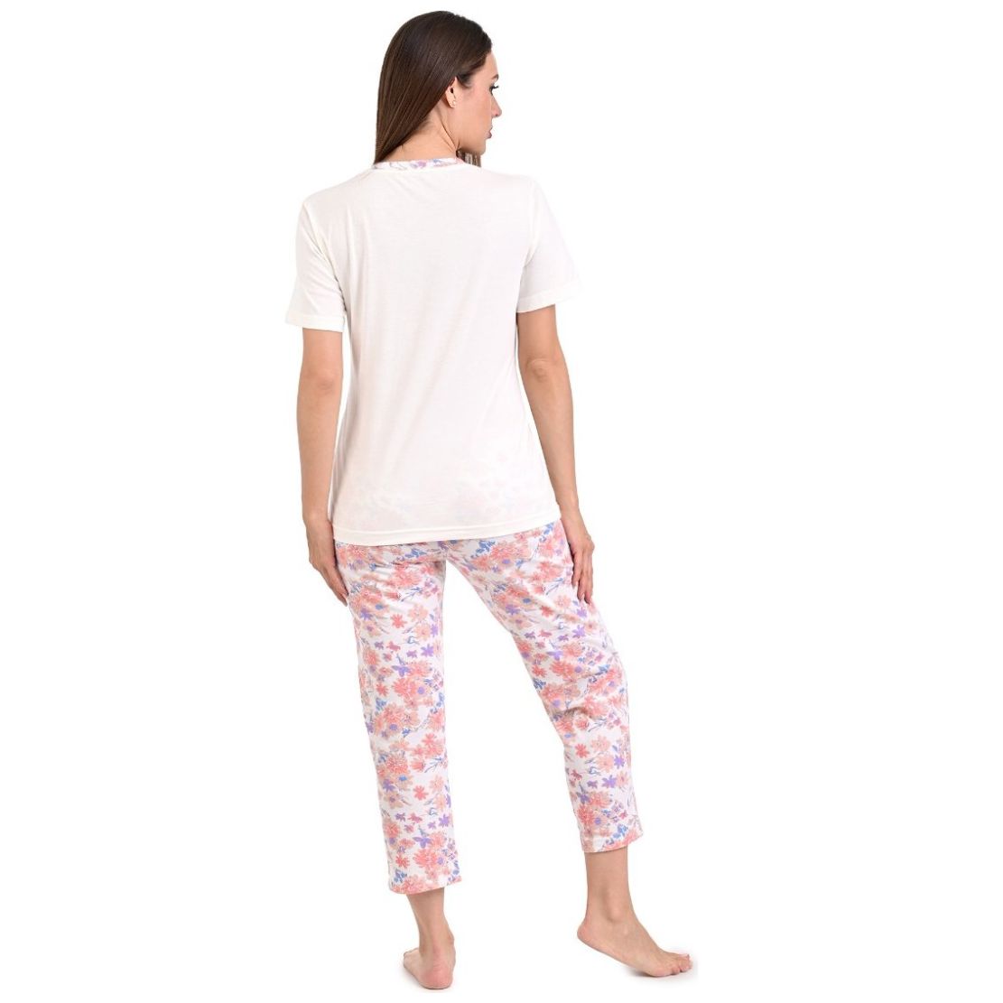 Pijama Playera Y Capri Chiffon Isotoner