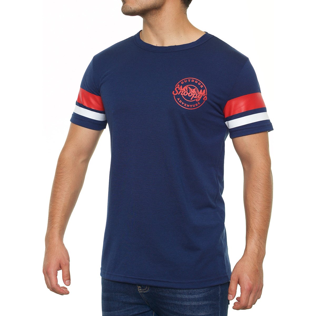 Playera Manga Corta para Hombre Peanuts