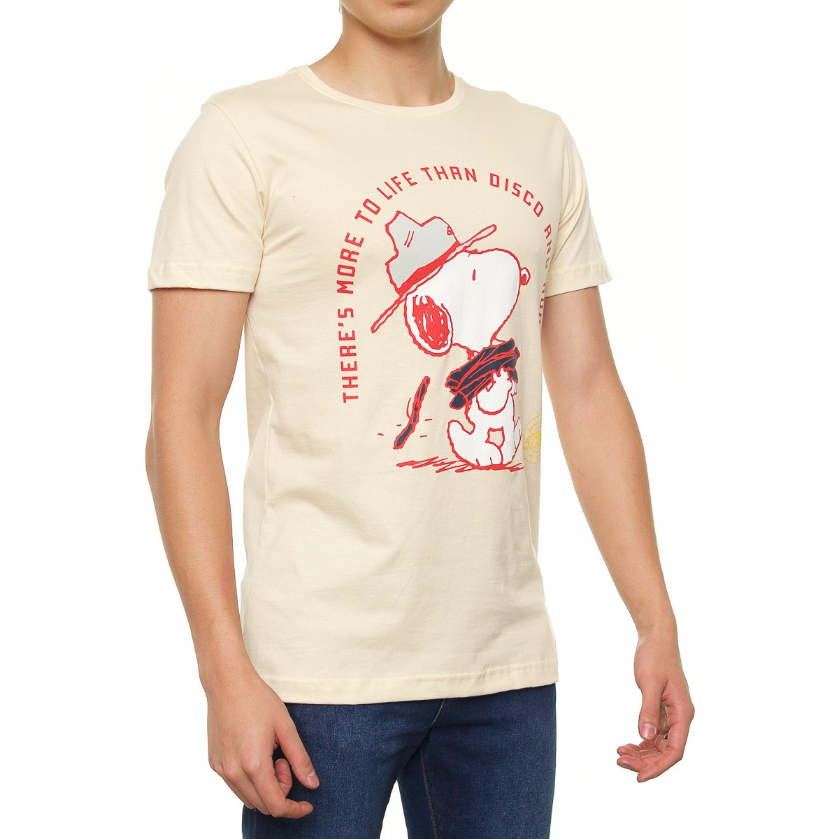 Playera Manga Corta para Hombre Peanuts