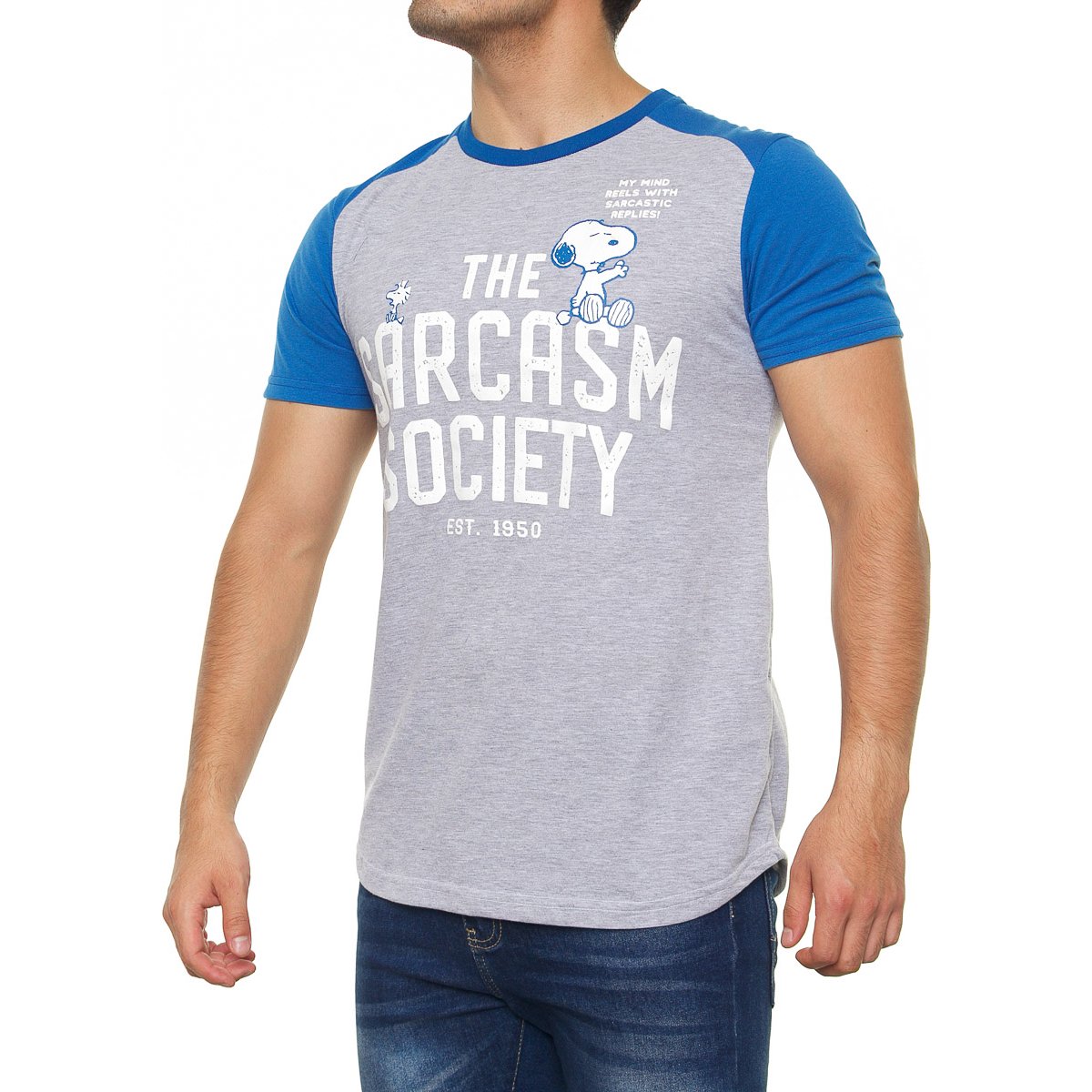 Playera Manga Corta para Hombre Peanuts