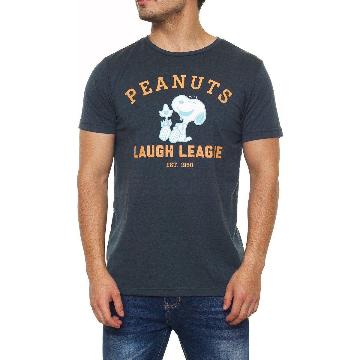 Playera Manga Corta para Hombre Peanuts