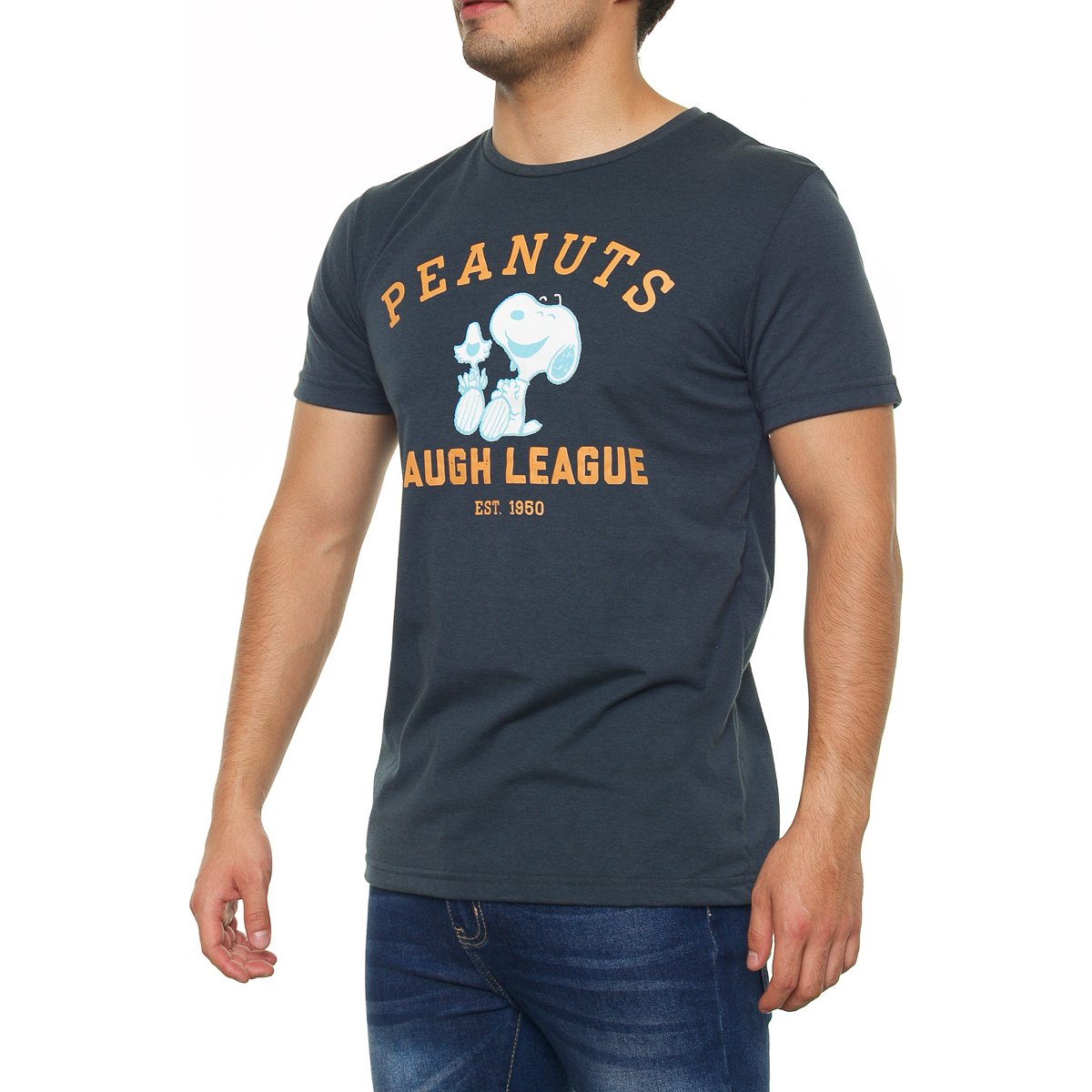 Playera Manga Corta para Hombre Peanuts