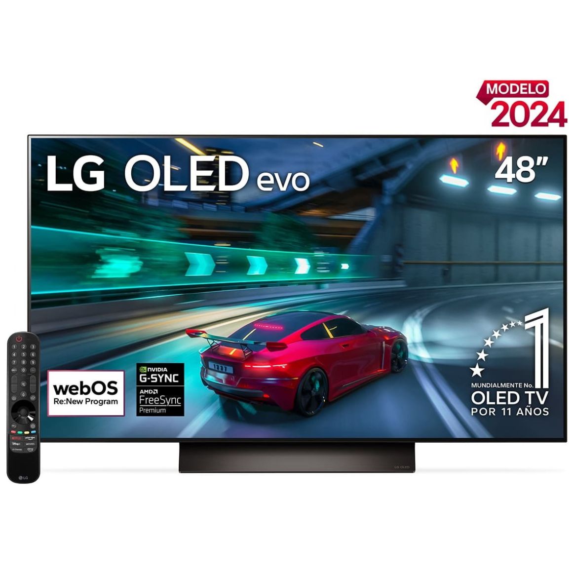 Pantalla LG Oled Evo 48 Pulgadas 4K Smart Tv con Thinq Ai Oled48C4Psa