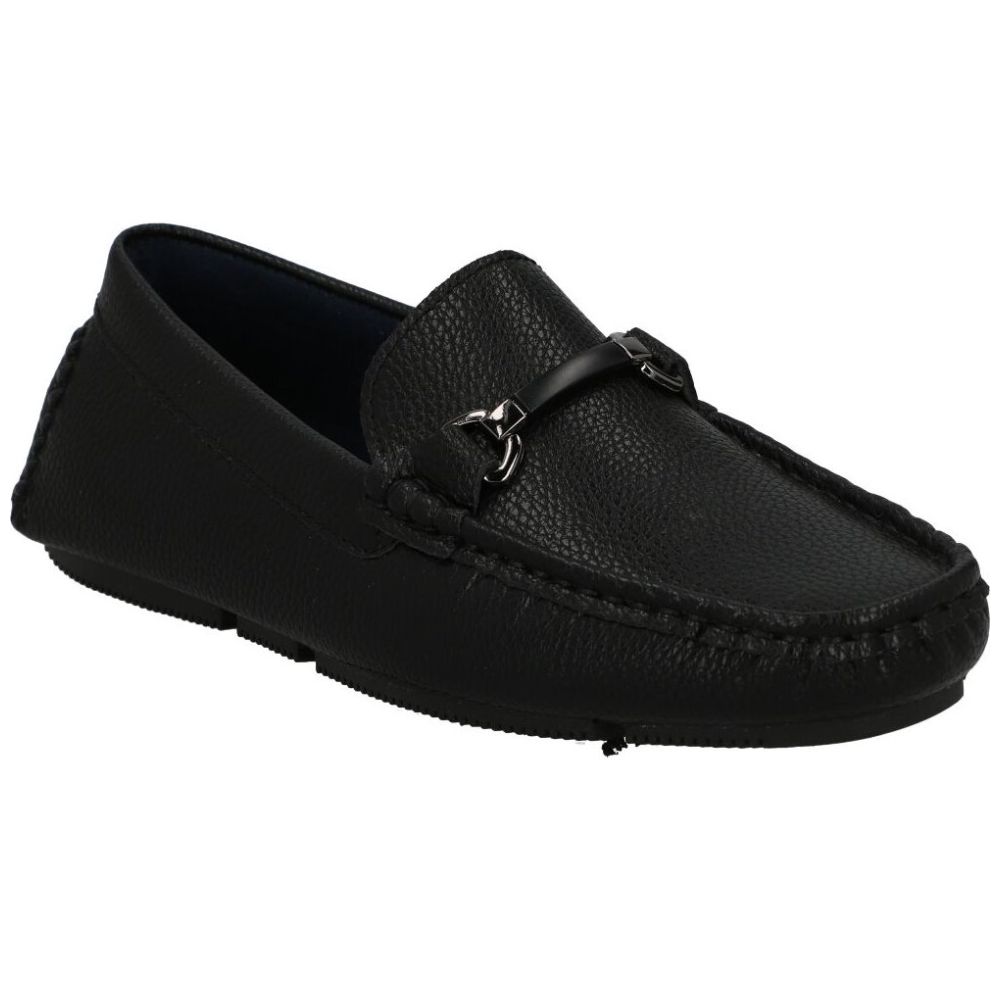 Mocasín Minuttino con Hebilla 18-24 Negro