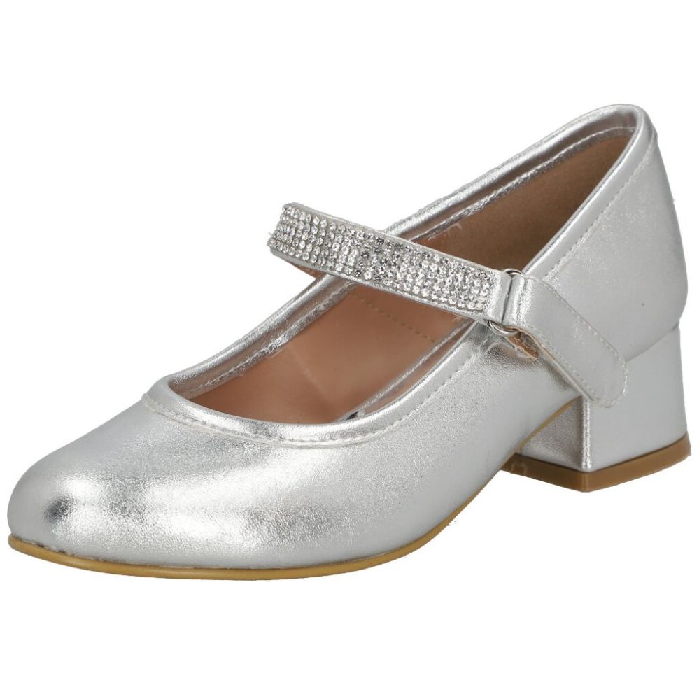 Zapatilla Cristeen con Ajuste Pulsera 18-23 Plata