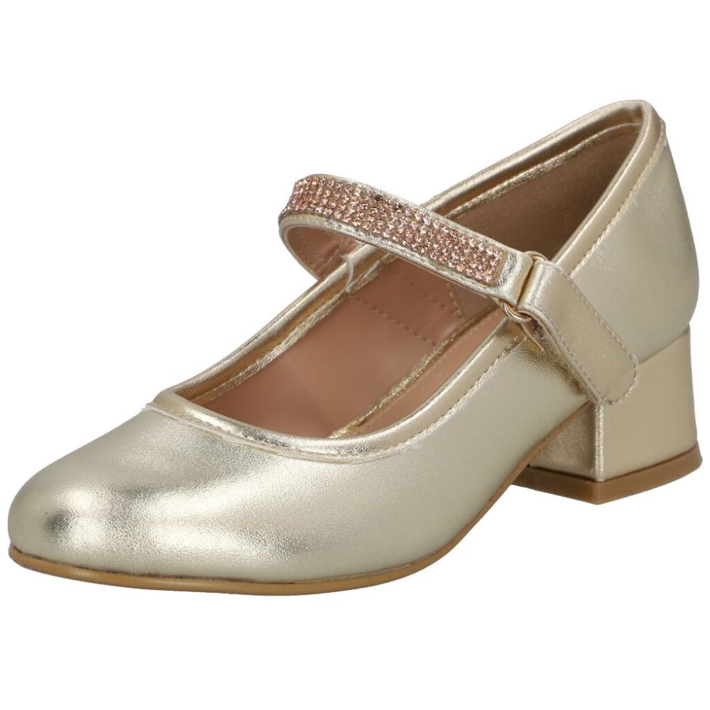 Zapatilla Cristeen con Ajuste Pulsera 18-23 Oro