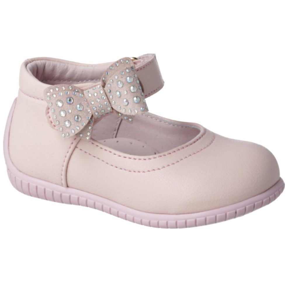 Zapato Karsten con Moño 12-14 Rosa