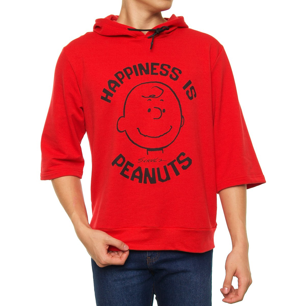 Sudadera Manga Corta para Hombre Peanuts