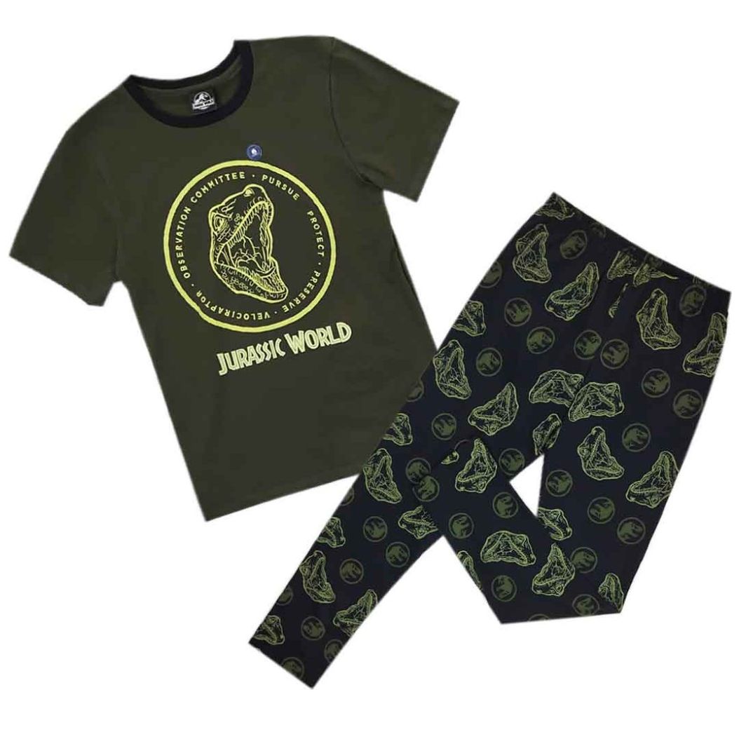 Pijama Estampado Jurassic Playera y Pantalón para Hombre