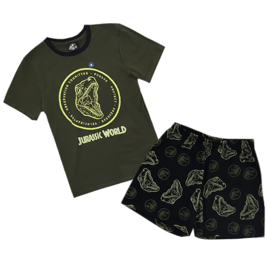 Pijama Estampado Jurassic Playera y Short para Hombre