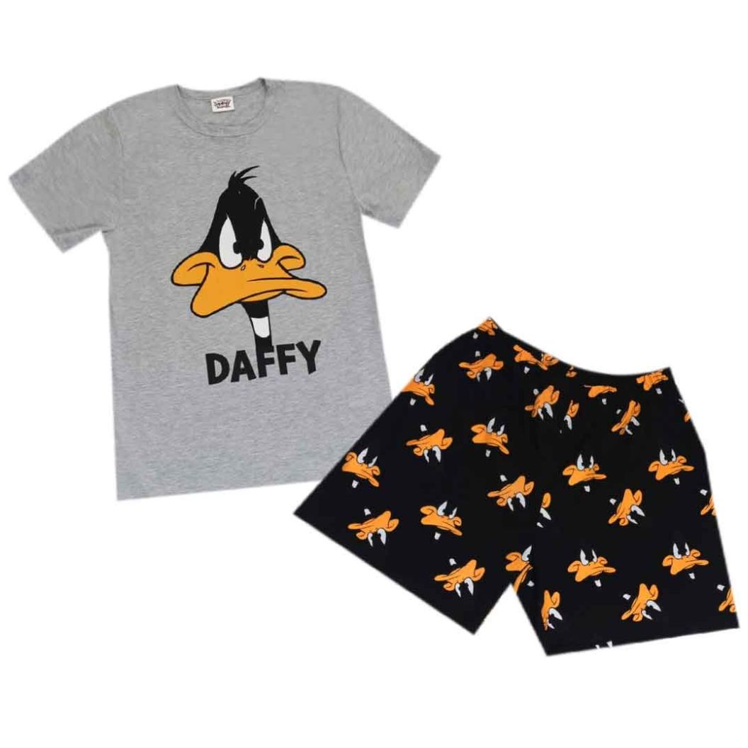 Pijama Estampado Looney Toons Playera y Short para Hombre