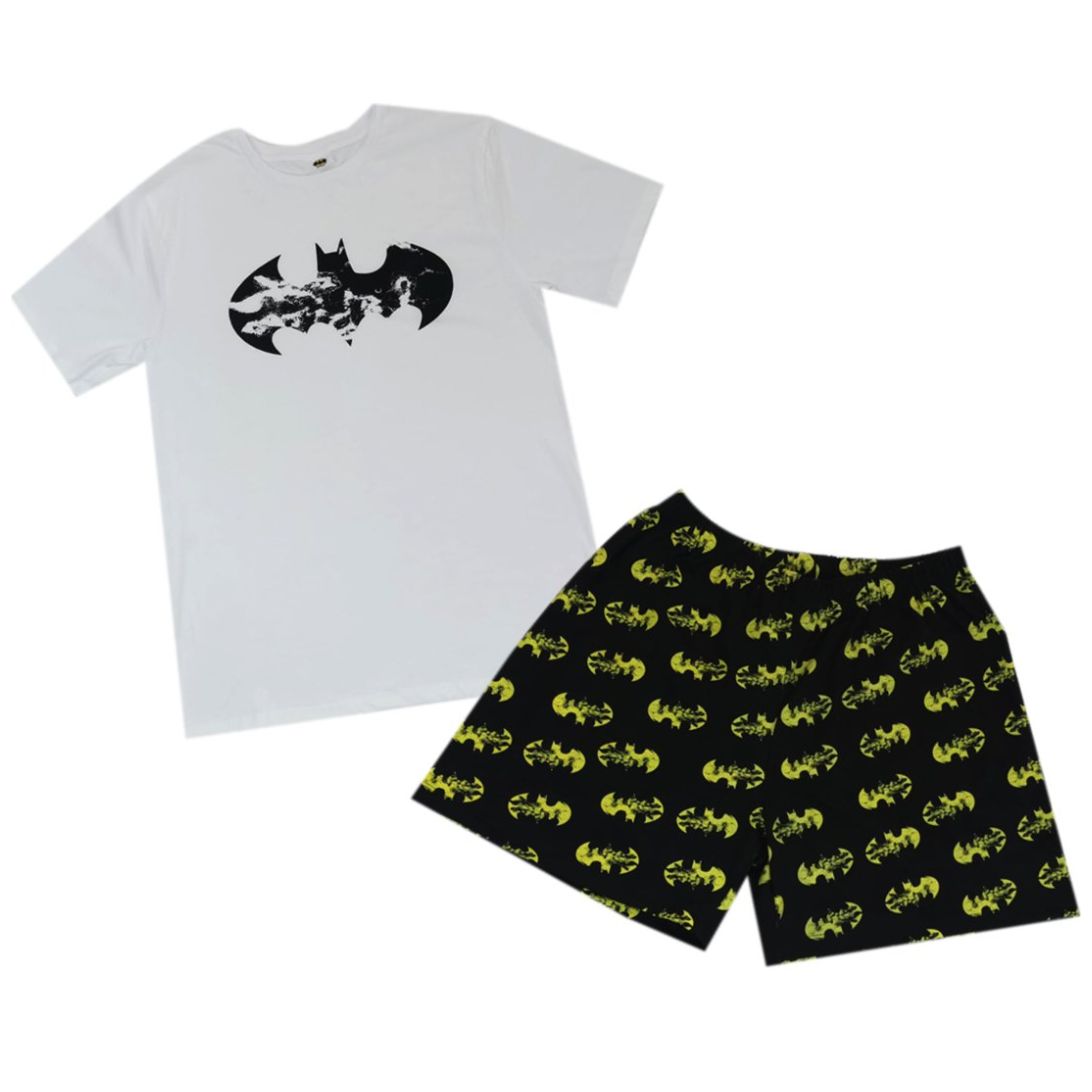 Pijama Estampado Batman Playera y Short para Hombre