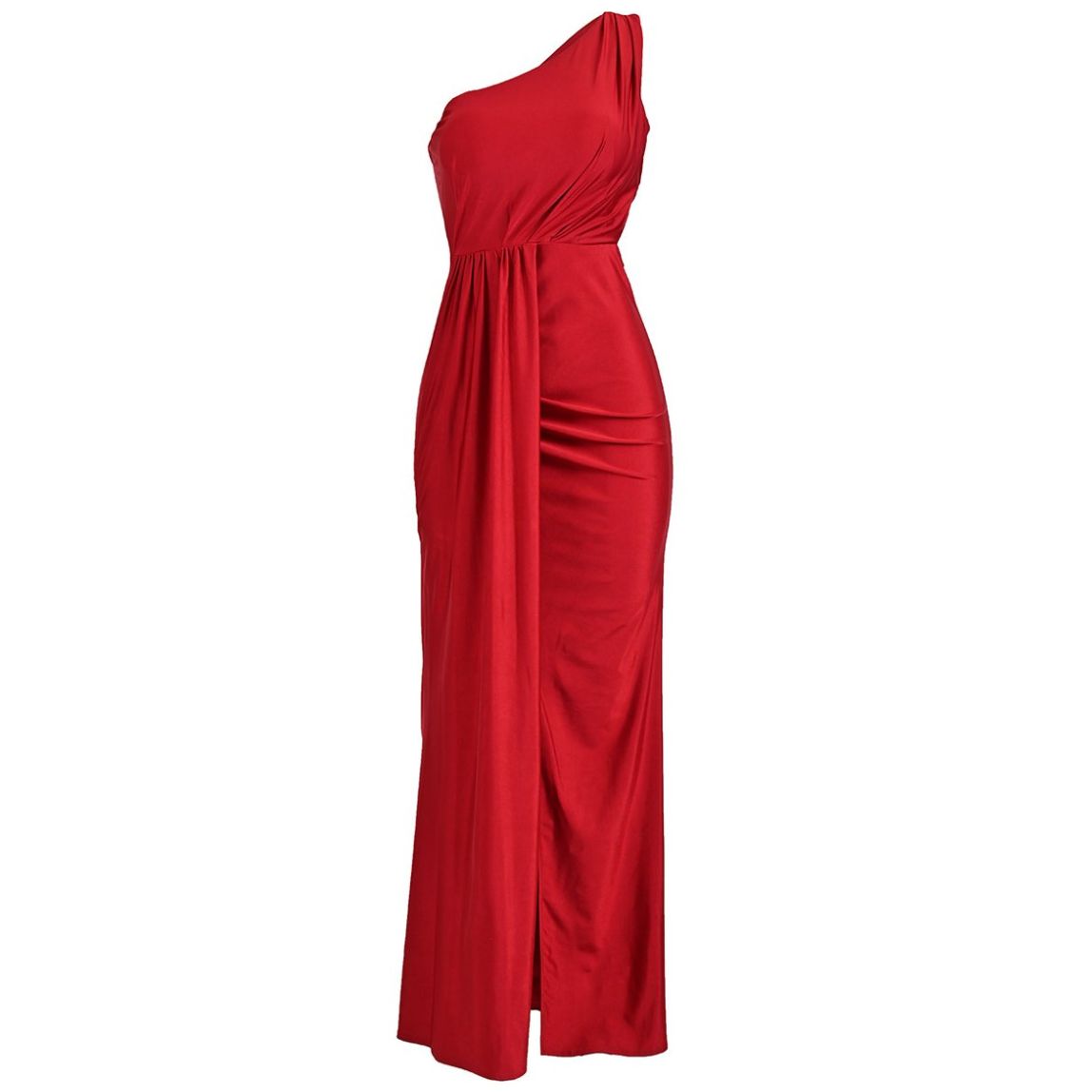 Vestido Largo de Fiesta un Hombro para Mujer Pink Gallery