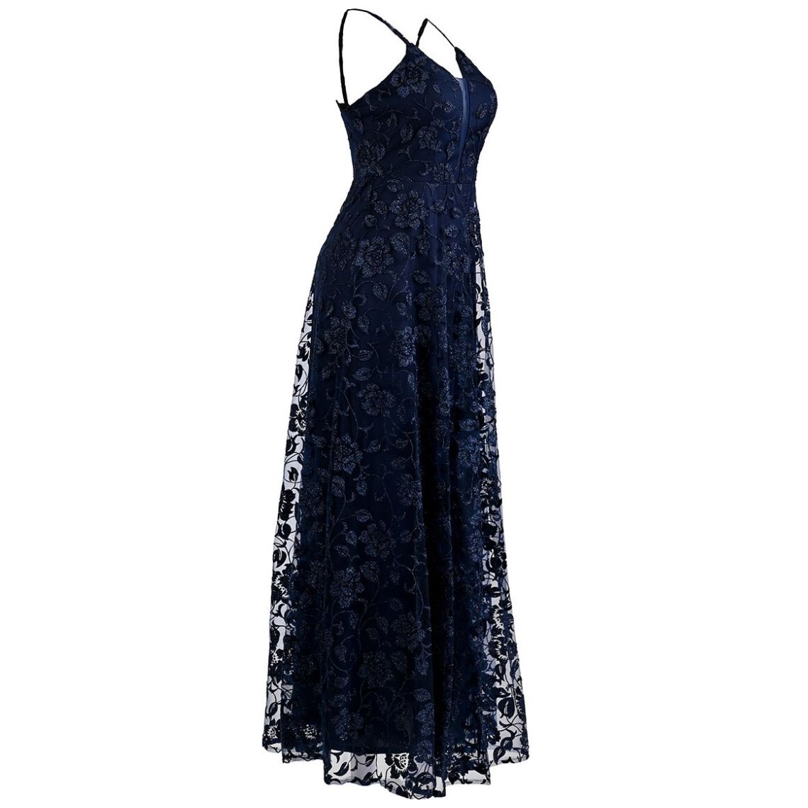 Vestido Largo  de Fiesta  Pink Gallery Tul Gliteer para Mujer