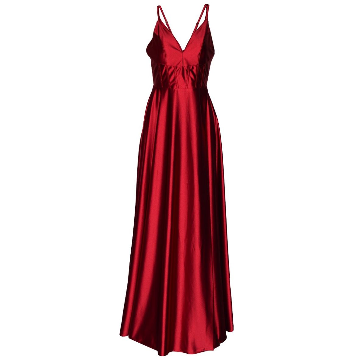 Vestido Largo Liso, con Abertura para Mujer  Philosophy Jr Nights