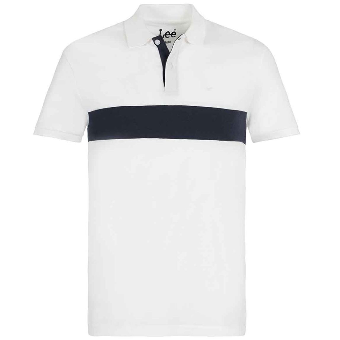 Playera Tipo Polo Lee Diseño Franja Hombre Plus