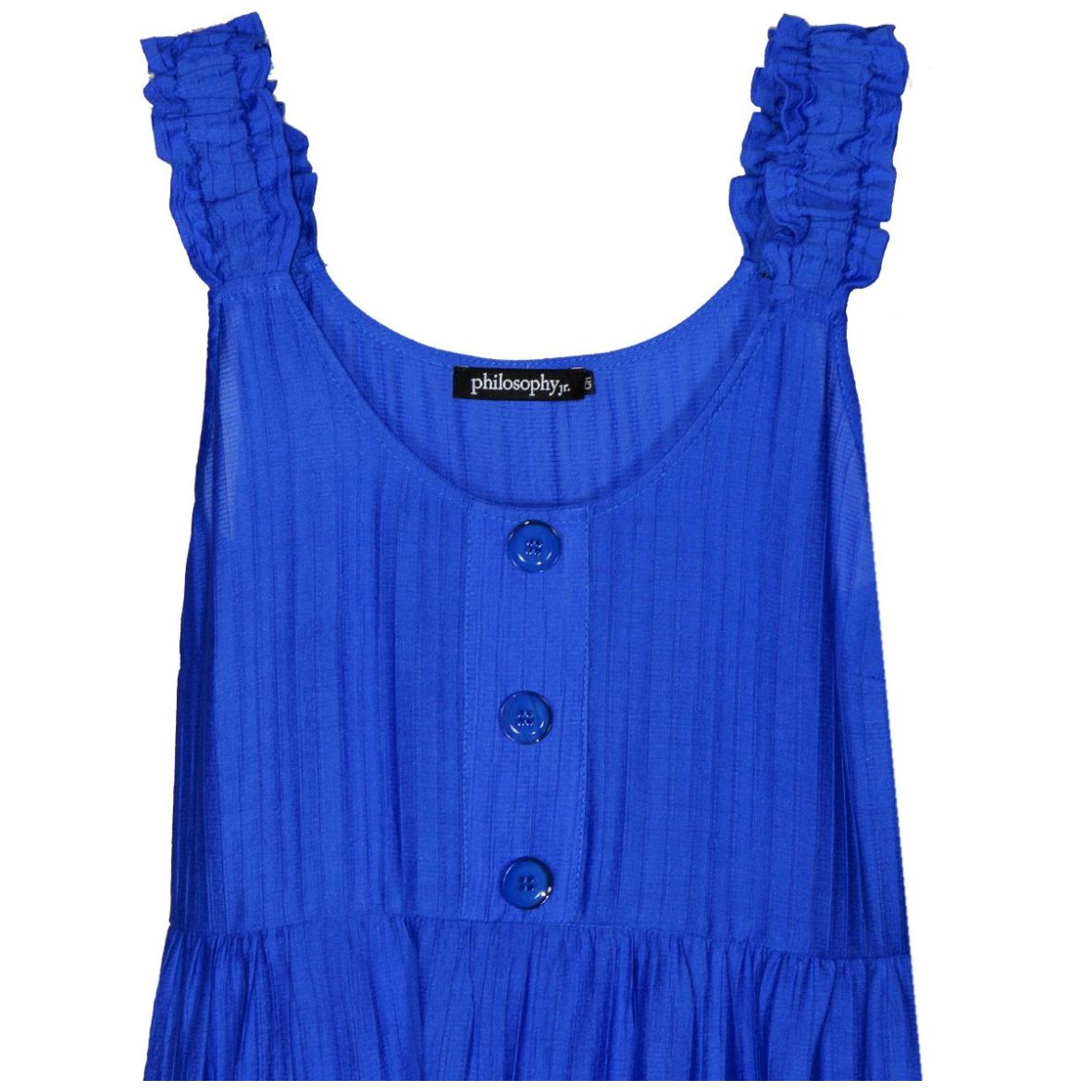 Vestido Largo, Liso con Olanes para Mujer Philosophy