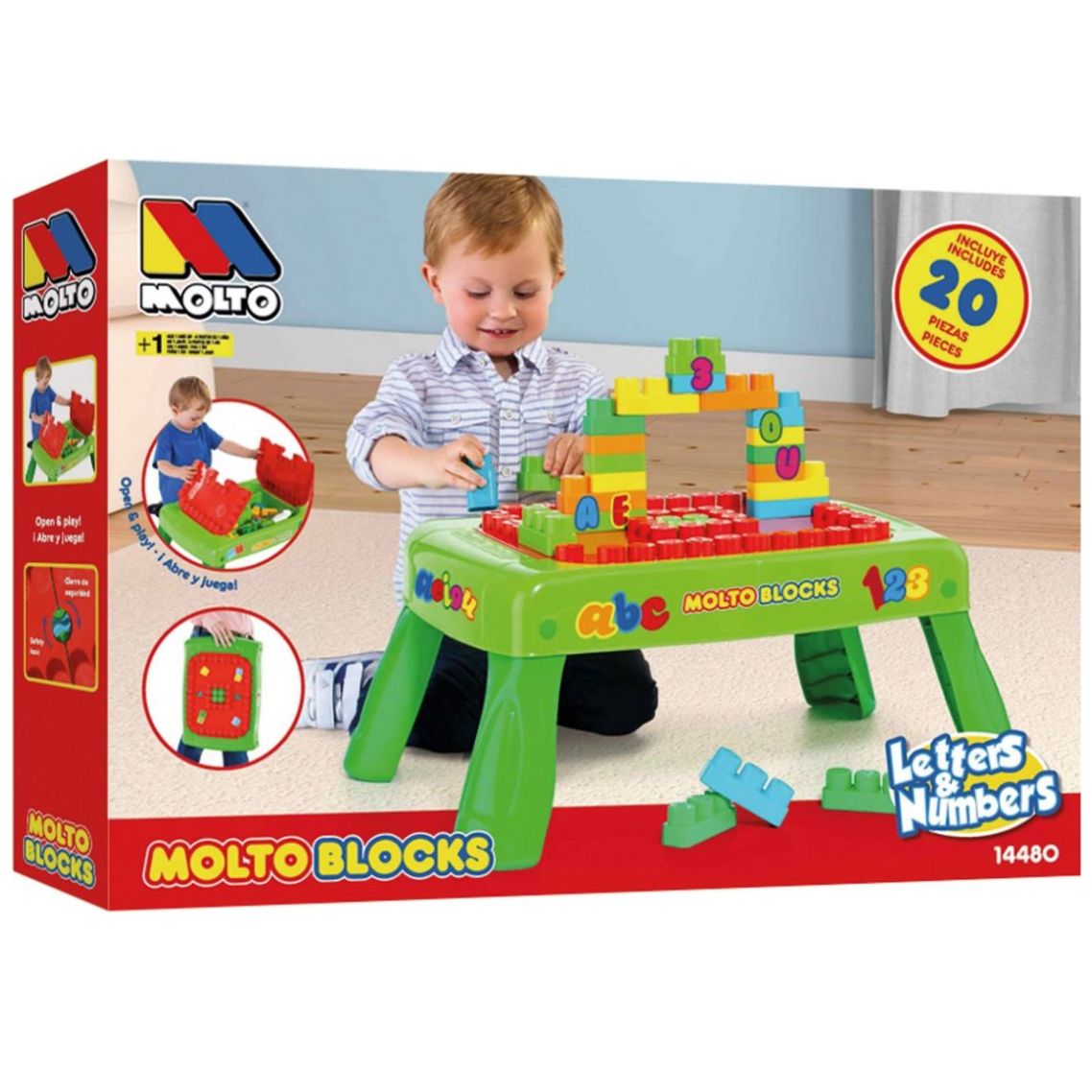 Molto Mesa de Bloques 20 Pzs