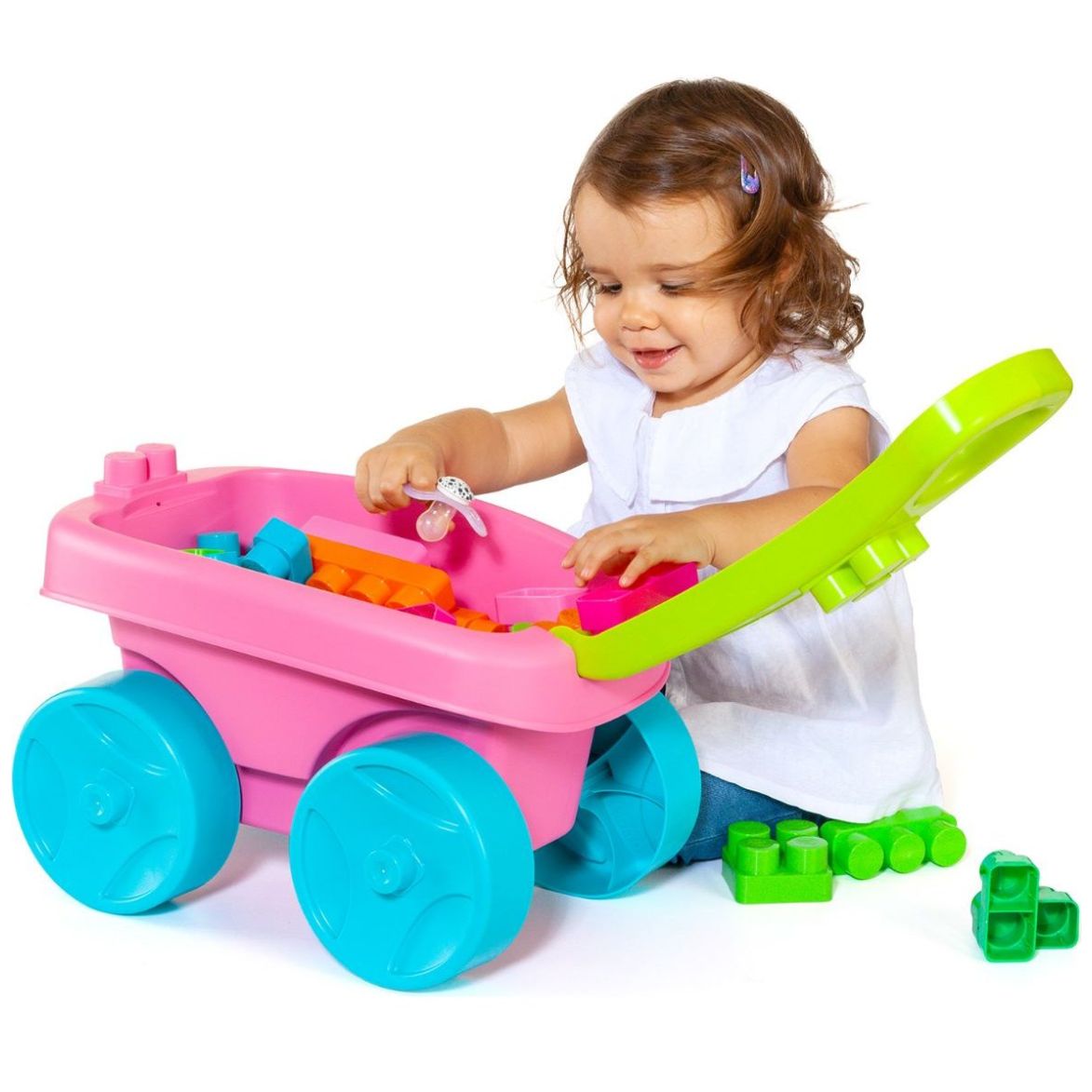 Molto Vagón Bloques Rosa 20 Bloques