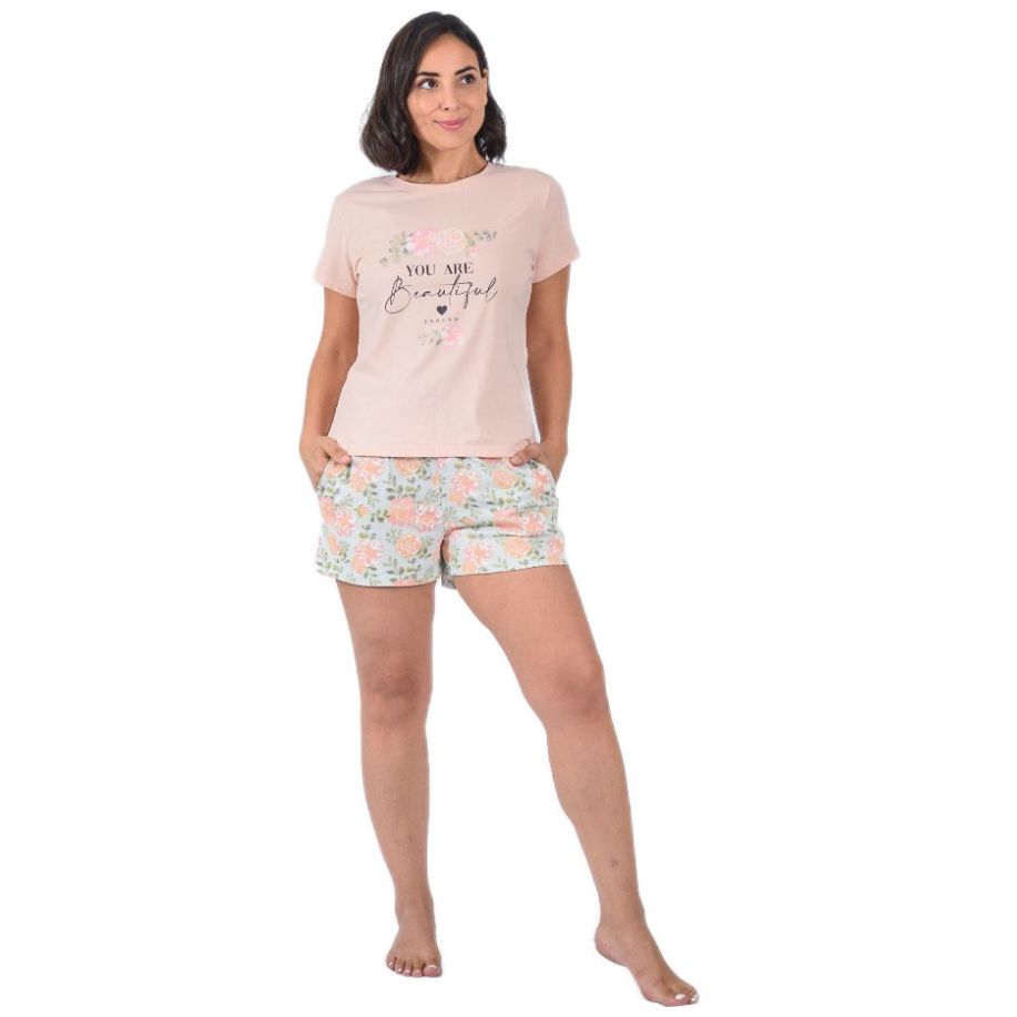 Pijama Manga Corta Y Short Kayser para Mujer
