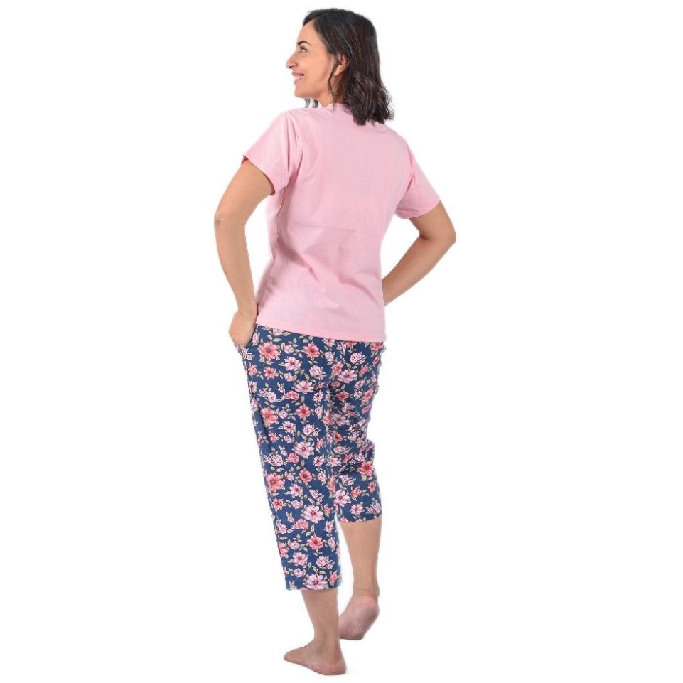 Pijama Manga Corta Y Capri Kayser para Mujer