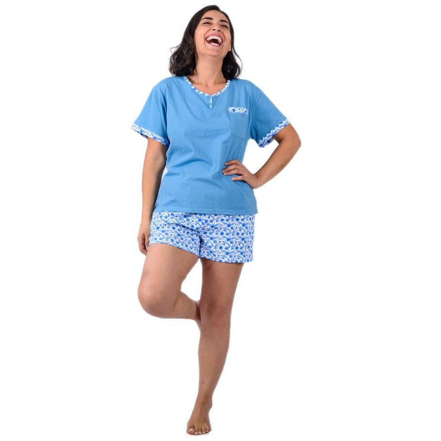 Pijama Manga Corta Y Short Kayser para Mujer