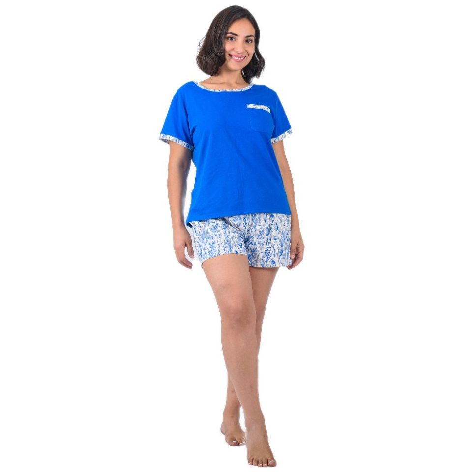 Pijama con Manga Corta Y Short Kayser para Mujer