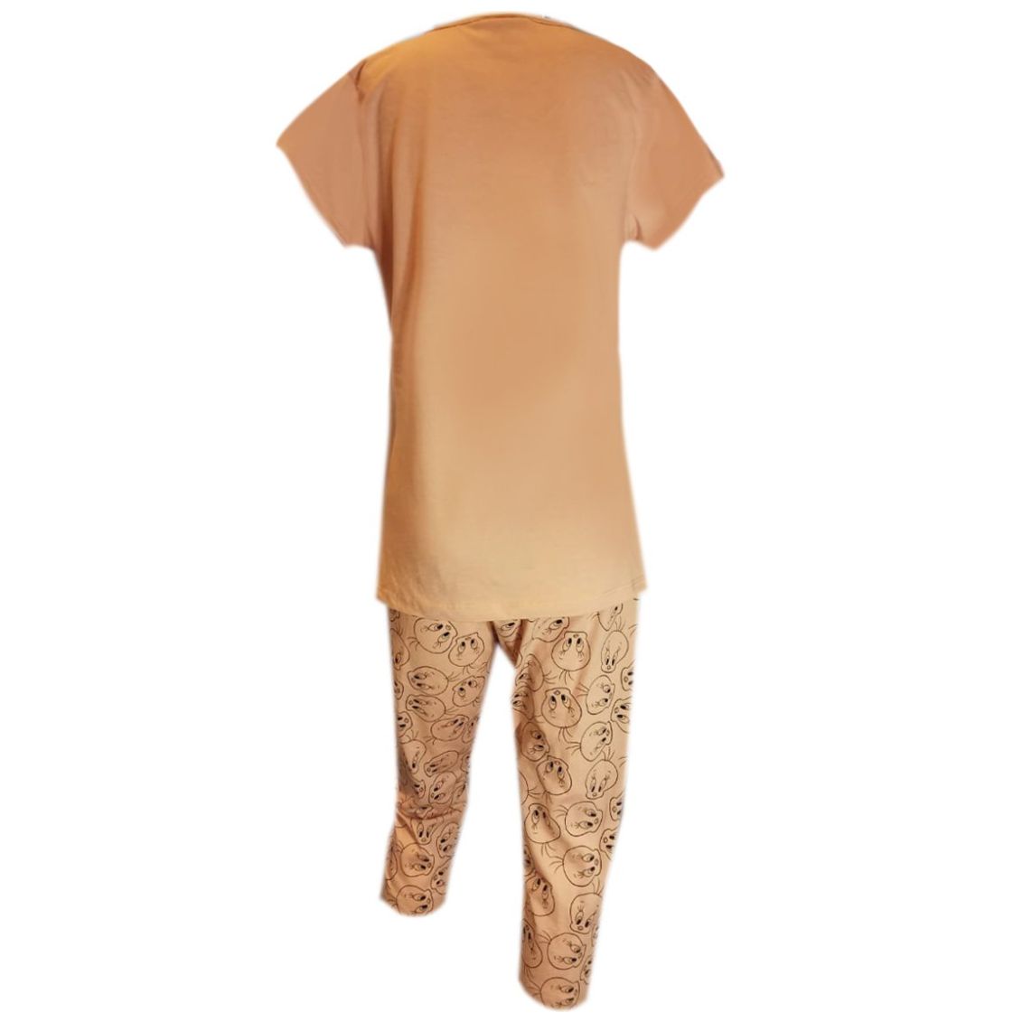 Pijama Manga Corta Y Pantalón Algodón Looney Tunes para Mujer