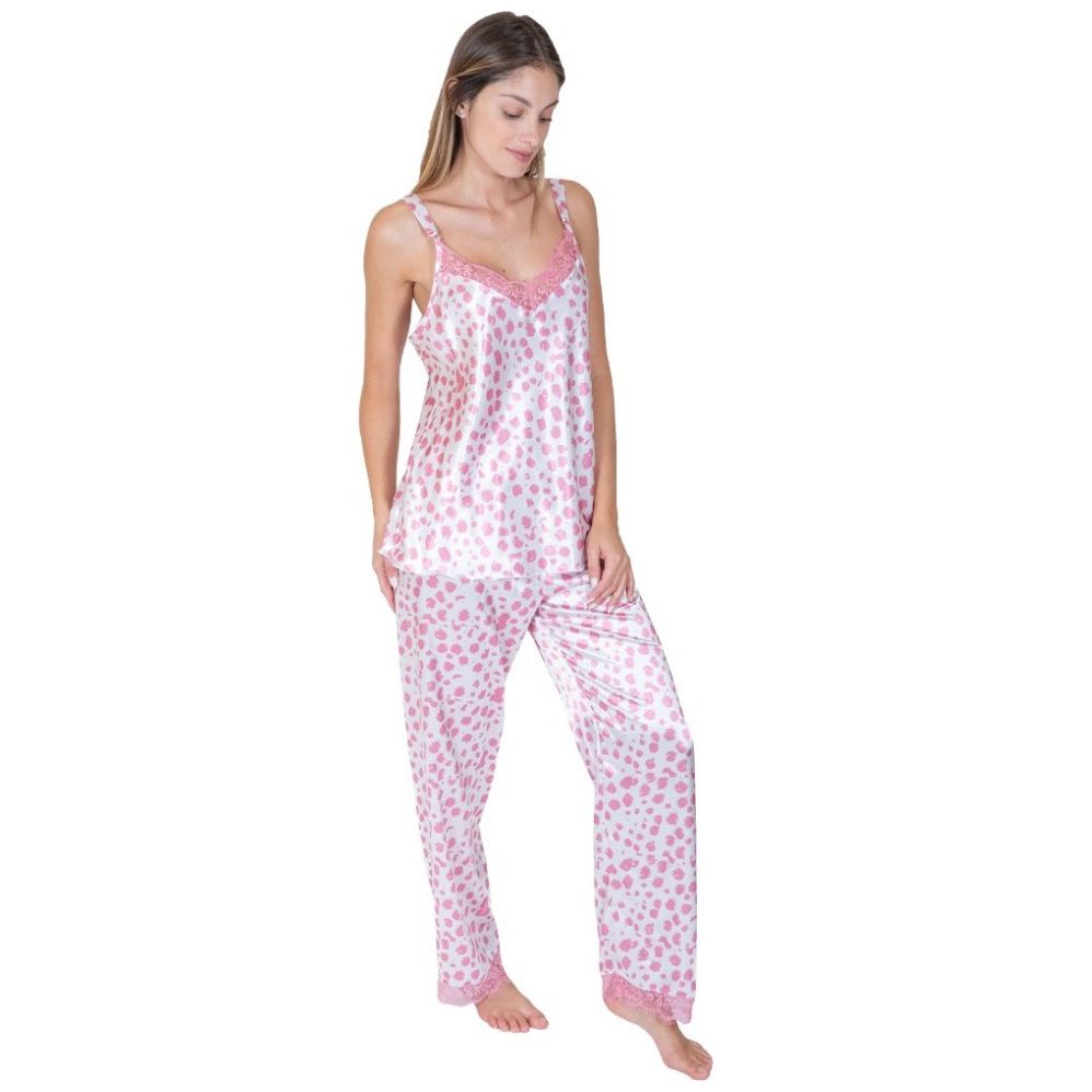 Pijama de Tirantes Y Pantalón Creaciones Parisina para Mujer