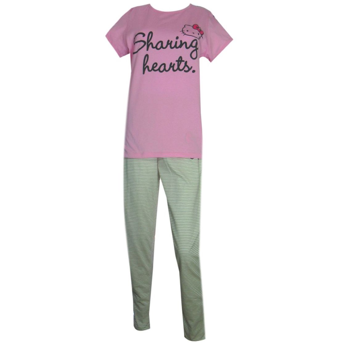Pijama Manga Corta Y Pantalón Hello Kitty para Mujer