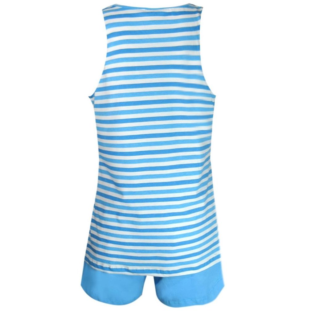 Pijama Sin Mangas Y Short Plaza Sésamo para Mujer