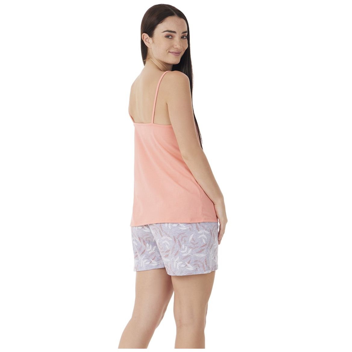 Pijama de Tirantes Y Short de Algodón Tops & Bottoms para Mujer