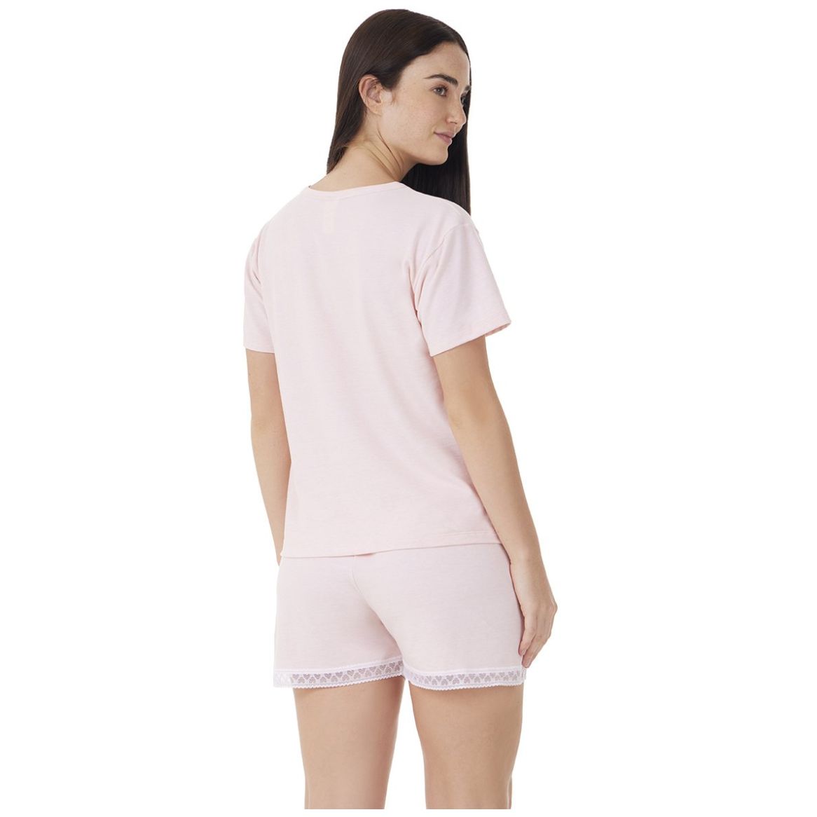 Pijama Manga Corta Y Short de Algodón Tops & Bottoms para Mujer