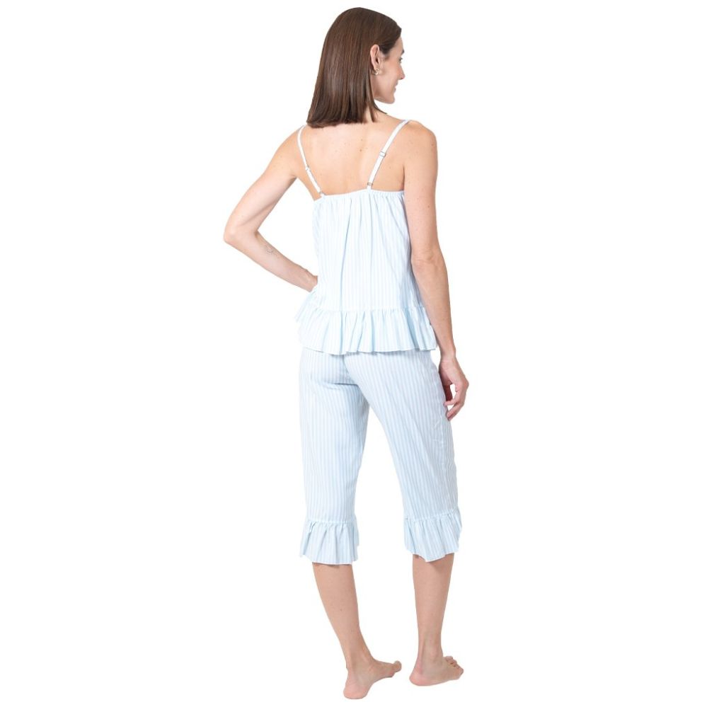 Pijama de Tirantes Y Capri Creaciones Parisina para Mujer