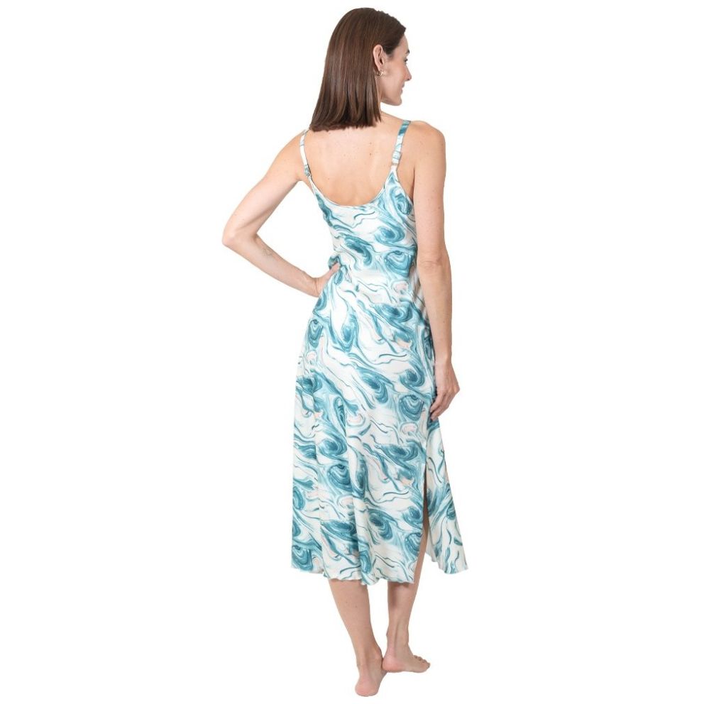 Camisón de Satín con Tirantes Lifestyler para Mujer