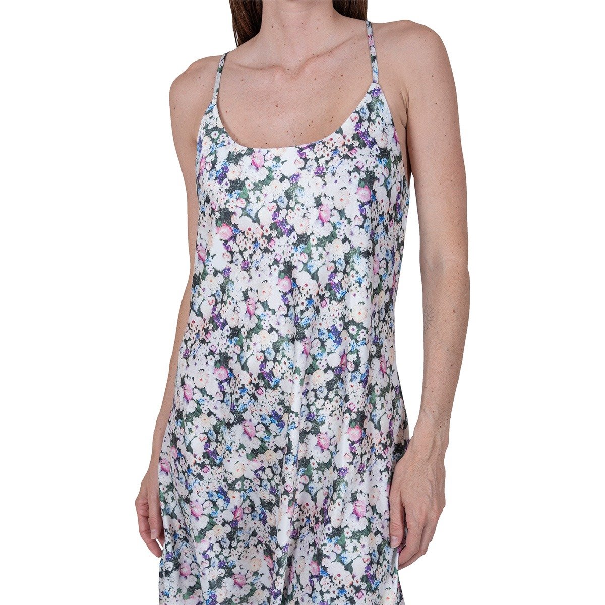 Camisón de Satín con Tirantes Lifestyler para Mujer