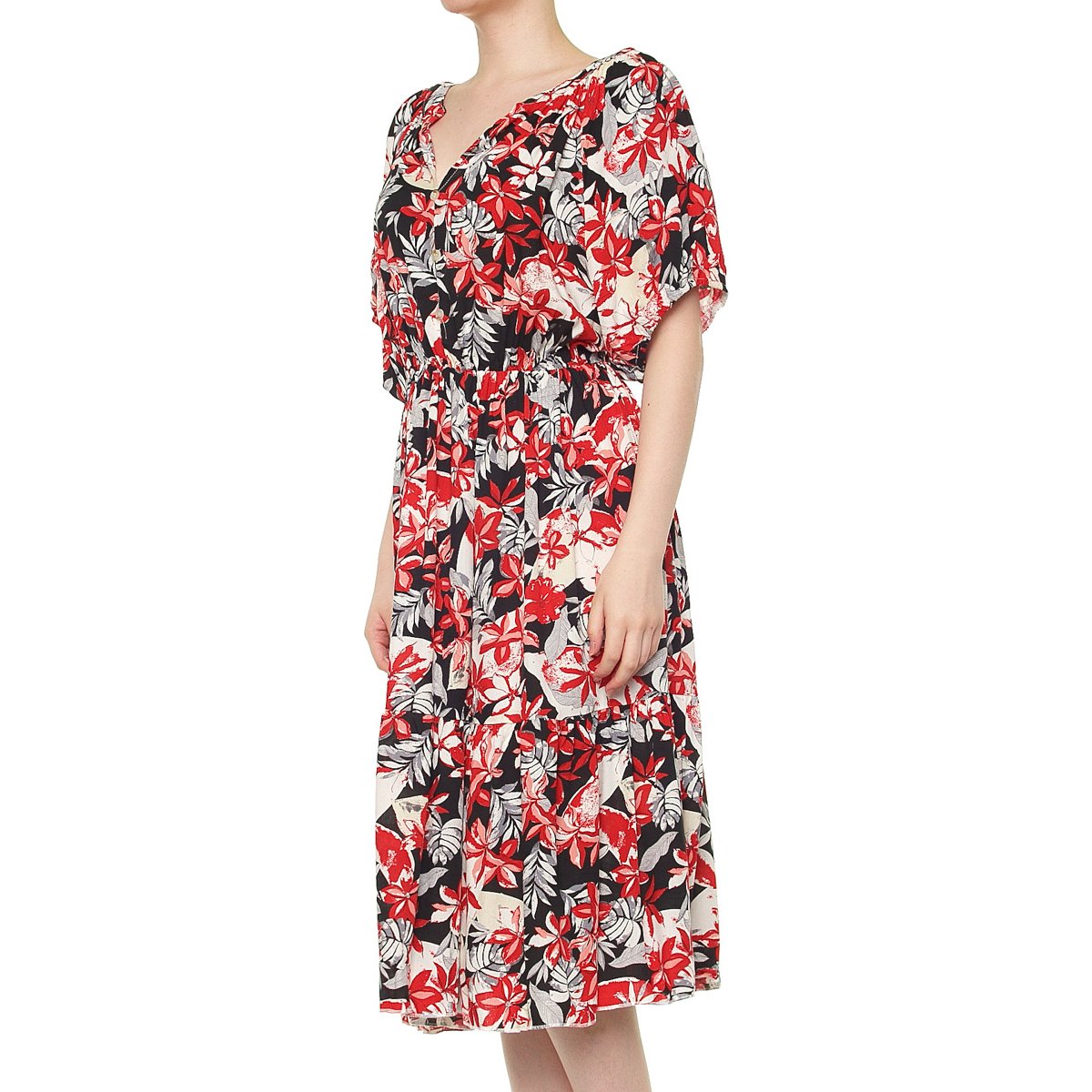 Vestido Manga Corta para Dama Ecof Ecofashion