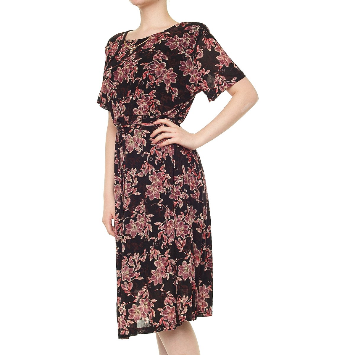 Vestido Manga Corta para Dama Ecof Ecofashion