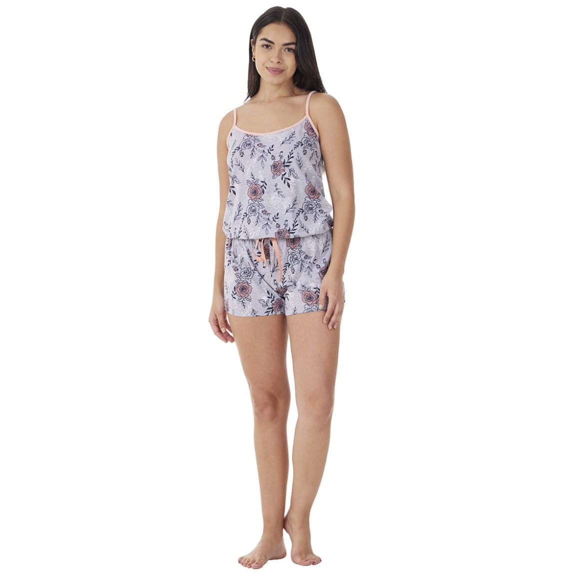 Camisón de Algodón con Tirantes Tops & Bottoms para Mujer